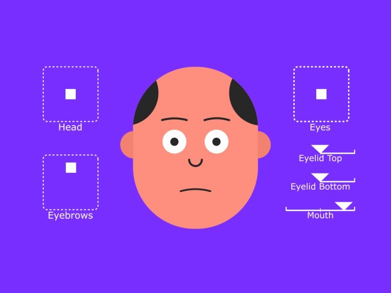 Head Rig after effects animation gif joysticks n sliders motion design motion graphic motion graphics rig rigging