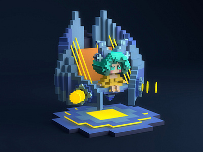 C4D-King Glory c4d game glory，hero
