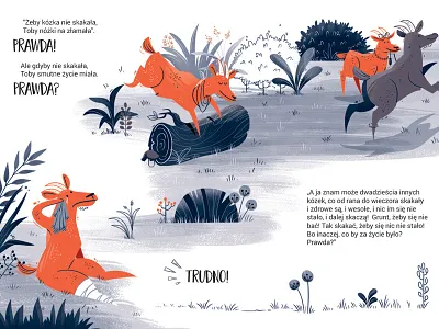 If the goat did not jump... animation book illustration design goats hand drawn illustration illustrator minimalistic outline typography