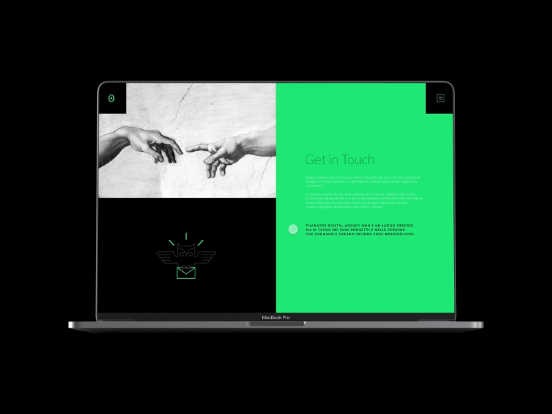 Contacts | THANATOS Digital 2.0 adobe xd contacts graphic design interaction design minimal minimal web design minimal website responsive design screen design screen mockup thanatos digital agency ui uiux uiux design user interface user interface animation user interface design user interface ui web design website