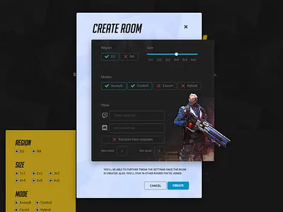 Modal design flat minimal modal ui web website