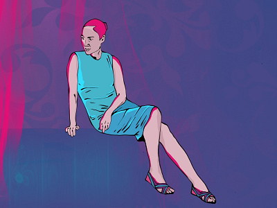 illustration style exploration beauty colors drawing illustration lady lighting model sketch