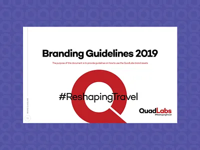 Rebranding Quadlabs - Premier Travel Tech Company guidelines quadlabs rebranding reshaping travel travel technology