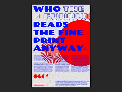 Terms & Conditions abstract art avocode design fine graphic illustration poster print typography vector