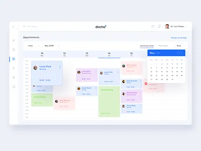 Doctio - Dashboard analytics app charts dashboard data design doctor health healthcare medical medicine sdh service ui ux