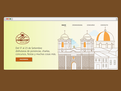 Coneccof Website coneccof event huancayo ui web