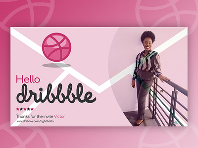 Light's first shot! design dribbble firstshot gradient graphic graphicdesign invite invite design lightdesign