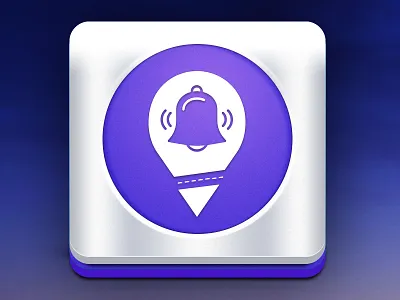 Location Alert Icon app app icon icon illustrator location photoshop vector