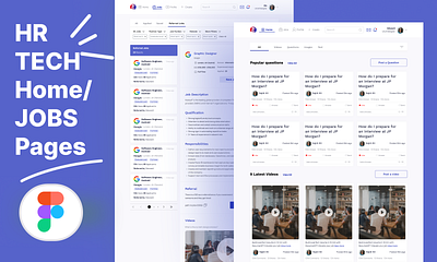 HR-Tech Home/ Jobs Pages design hrtech user experience design user interface design