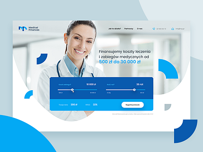 Medical Finances concept design finances financial header health layout medical medicine webdesign