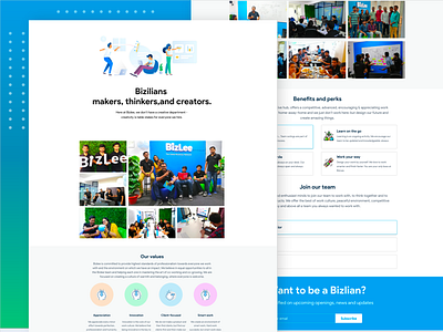 Agency Team Page agency design landing page teamwork website