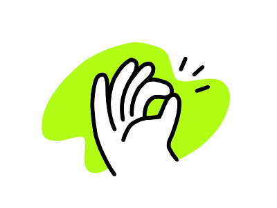 All Right 2d branding charachter custom darkcube design digitalart draw drawing flatdesign hand icon illustration landing page launch okay product page production ui ux web