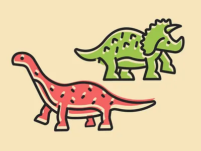 Icono de Dinosaurios design dino dinos diseño españa illustrator cc ilustración kinds patten plano vector vectores venezuela