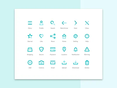 Icon Style Exploration asset design flat icon icon icon design icon set icon style iconography illustration symbol ui ui design uidesign uiux