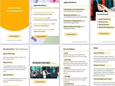 Agile - Instagram story agile design instagram instagram stories scrum ui design