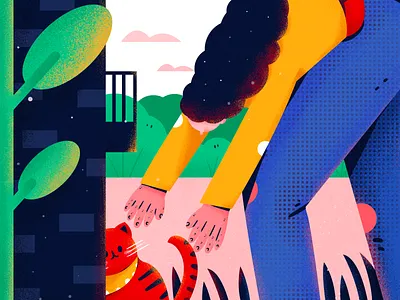 Found a cat illustration