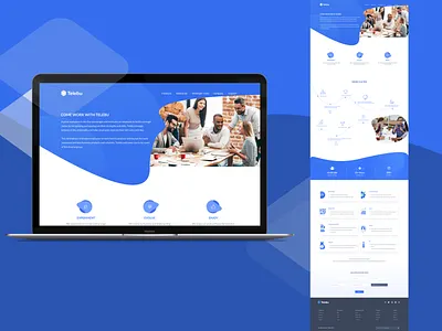 Work With Us UI Mockup - Telebu design mockup design start career telebu ui design ui mockup ui page user experience user interface web design web mockup webpage design work with us workwithus