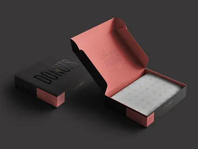 Donuts Box Design - Chocomelt box design brand brand identity branding corporate identity design donut donuts food graphic design idenity logo logotype packaging packaging design pattern pattern design restaurant branding sketch vector