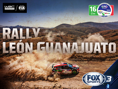 Rally automobile design montage retouching sports