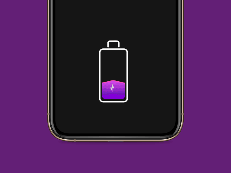 Battery animation by Karen Costa Ferreira on Dribbble