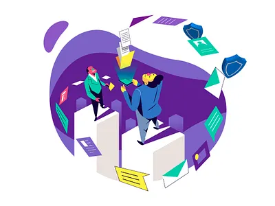 Focused On Businesses animación arte diseño diseños de personajes gente grafico icono ilustración infografia libro de tapa logo márketing negocios pintar ui ux vector