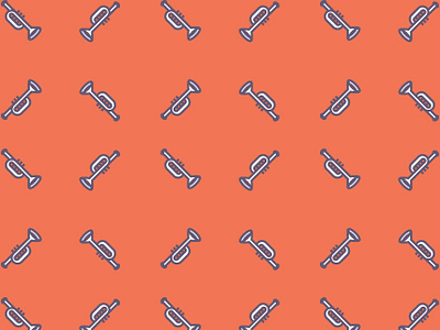 Trumpet pattern instrument music musical saxophone song trumpet