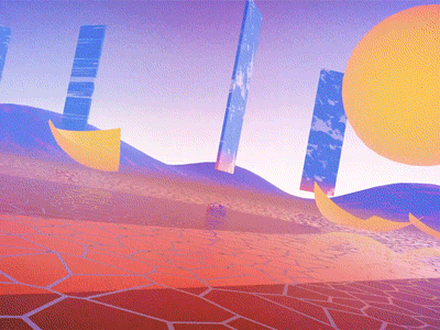 Footsteps at the Pond 3d abstract game gamecharacter gamedev journey landscape lowpoly unity3d