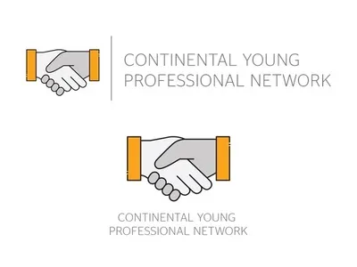Young Professional Network Logo Idea #1 brand branding continental tire continetnal design icon icon design internal logo logo logo design network logo professional network vector yopro young professional young professional club young professional network young professionals