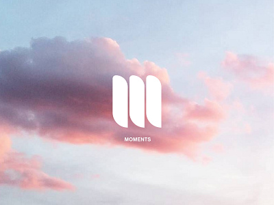 Moments design icon identity illustration illustrator lettering logo minimal type typography ui vector