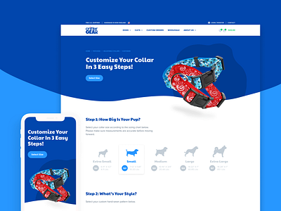 CritterGear Custom Order art direction creative direction ui user experience user experience design user interface user interface design ux web web design