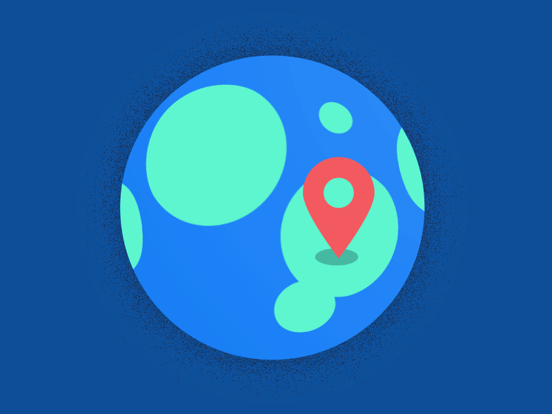Jump-pin earth geolocation globe loader loading animation location location pin weather