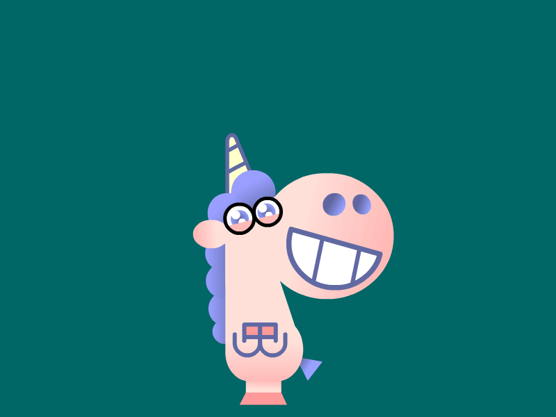 Rainbow Farts animation app character character animation design illustration sticker design vector