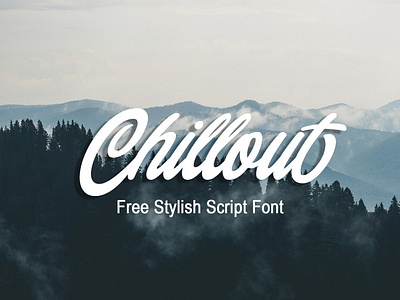 Chillout - Free Stylish Script Font advertising branding editorial font free font free fonts free typeface freebie freebies identity labels logo logotype stationery typeface typography