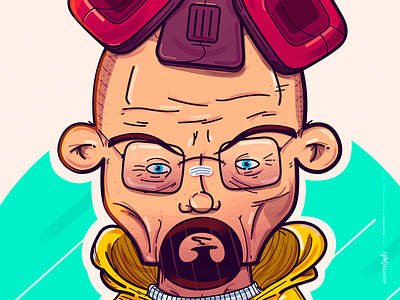 Walter White art breaking bad color cool creative illustration mexico venezuela walterwhite