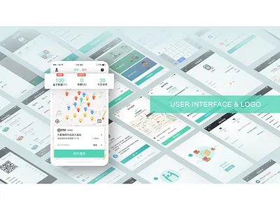 moon box app ui designs
