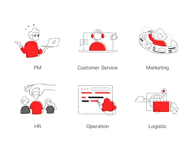 our partners illustration team