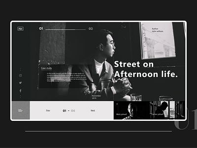 Life blogging web landing page. app branding clean design identity lettering logo typography ui ux web website