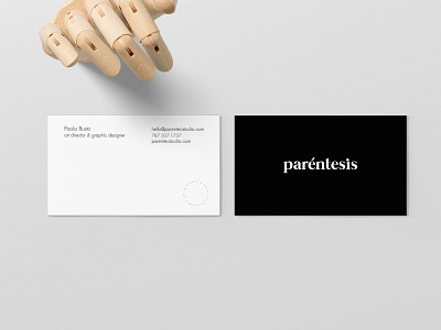Business Card Front Top branding design logo typography