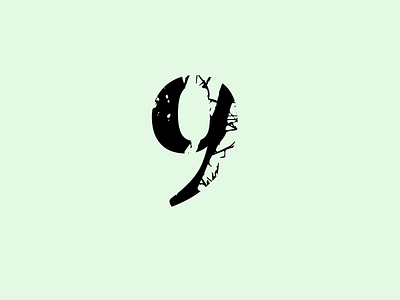 9 36 36 days of type 36days 9 challenge creative design experiment font font family jrdickie letter lettering number numbering numbers tree type typography vector