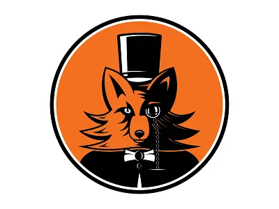 Gallant Fox Brewing Co. Signage Mark alcohol bourbon branding fox fox logo gallant fox illustration kentucky logo louisville orange vector whiskey row