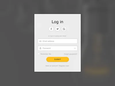 Login Page login login form login page login screen website design