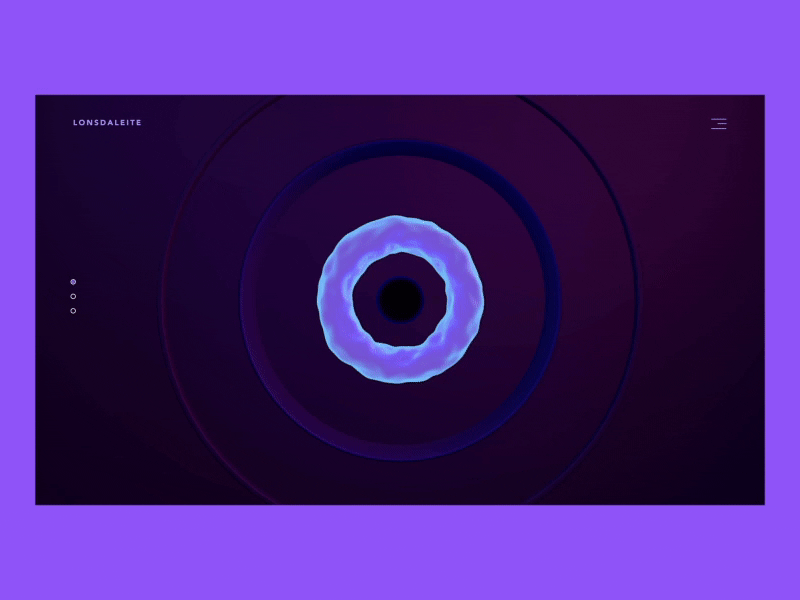 Data Vault c4d cinema 4d landingpage three.js webgl website concept