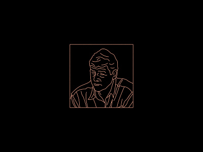 JOHN RAYBURN actor bloodline illustration kyle chandler line art netflix streaming tv tv show