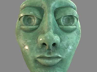 Jade Head 3d 3d art 3d artist animation charactedesign cinema 4d design illustration industrial design photoshop product product design product render render substancepainter zbrush