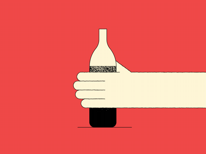 Animation and Illustration - Cheers aftereffects animated gif animation animation 2d blackandwhite cheers debut debut shot debuts design illustration minimal modern motion motion design popular red trending weekend