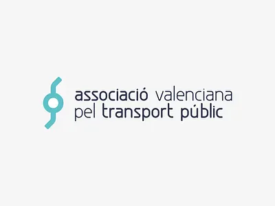 Associació Valenciana pel Transport Públic association brand branding identity logo public transport transit transport valencia valencian vector
