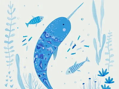 Good night fishies. narwhal