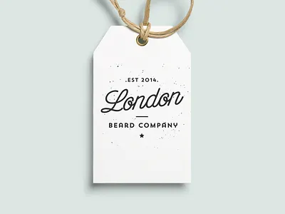 London Beard Company / 02 barber beard brand label logo logotype logotype design oil rustic stamp typography vintage