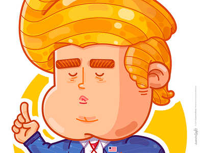 Bebé Presidente. beauty color cool design illustration trump venezuela