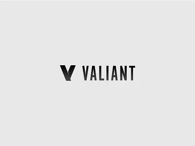 Valiant Brand Identity brand branding clean design flat icon identity illustration illustrator lettering logo minimal type typography vector